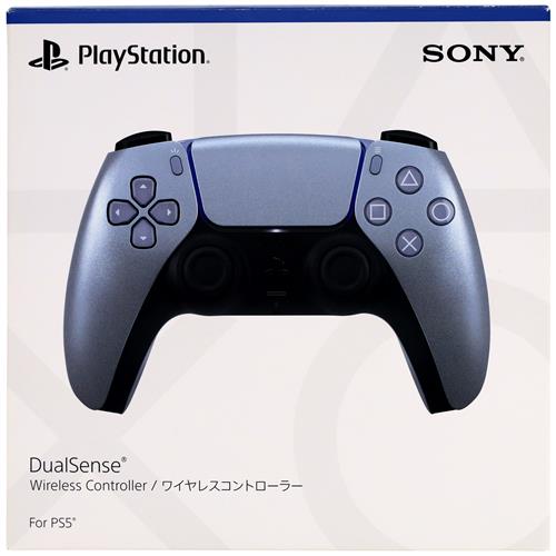 PlayStation 5 DualSense ワイヤレスコントローラー スターリング シルバー