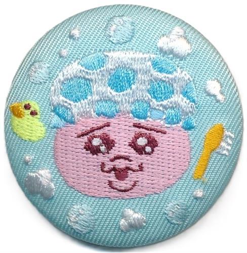 おぱんちゅうさぎ CAN BADGE COLLECTION(缶バッジ) 5.お風呂