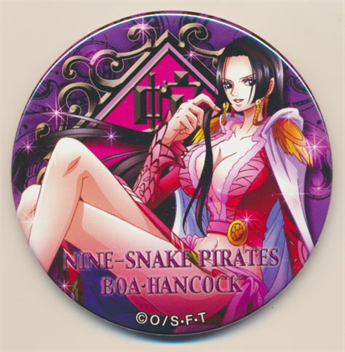 ONE PIECE 輩～YAKARA～ 缶バッジ 第5弾 PINK&GOLD ボア・ハンコック