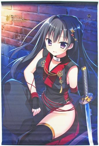 Ninja Girl and the Mysterious Army of Urban Legend Monsters! ～Hunt of the Headless Horseman～ 茉宮祈芹描き下ろしB2タペストリー 服部霧 【メロンブックス限定版内容物】