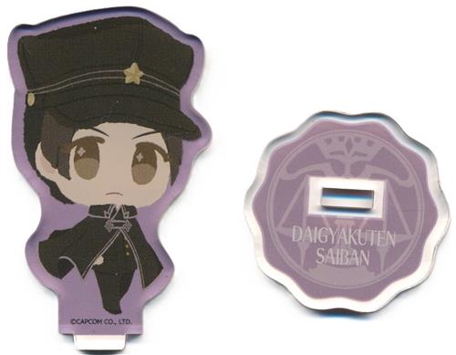 ふわぽにシリーズ 大逆転裁判 アクリルスタンド 成歩堂龍太郎