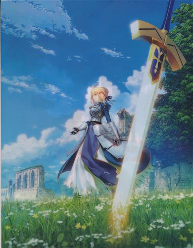 Fate/stay night TYPE-MOON展 Fate/stay night -15年の軌跡- ティザービジュアル A4クリアファイル セイバー A