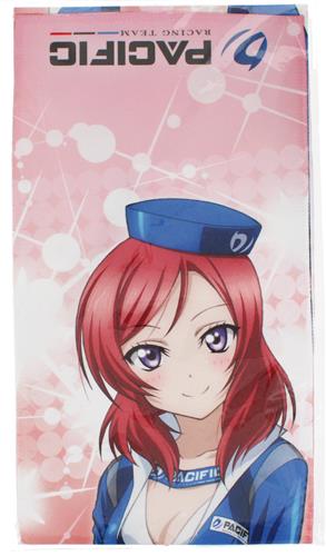 ラブライブ μ's Pacific Racing マフラータオル 西木野真姫 ラブライブ μ's Pacific Racing コラボ マフラータオル 西木野真
