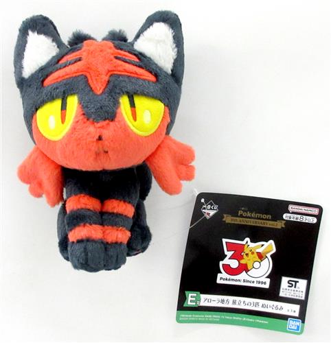 【未開封】一番くじ ポケットモンスター Pokemon 30th ANNIVERSARY vol.2 E賞 アローラ地方 旅立ちの3匹 ぬいぐるみ ニャビー