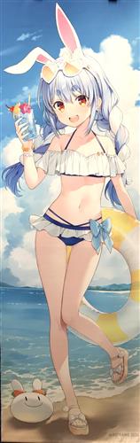ホロライブ 等身大タペストリー 兎田ぺこら [憂姫はぐれ][WIRE FRAME]