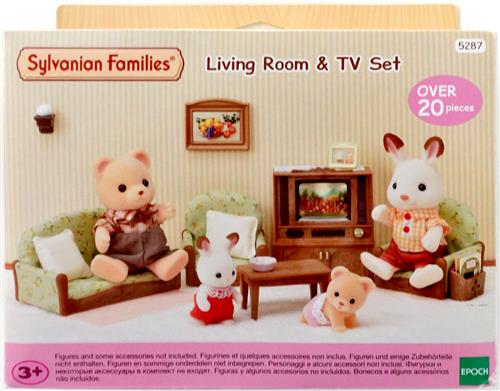 シルバニアファミリー Living Room&TV Set リビングルーム&TVセット 【フィギュア】[エポック] ＜XmasFセール＞