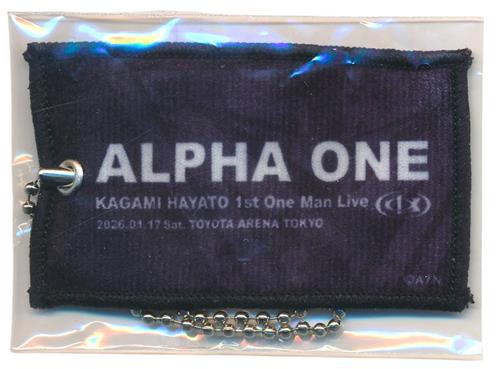 にじさんじ 加賀美ハヤト 1st Live カプセルトイ ファブリックキーホルダー A 【加賀美ハヤト 1st One Man Live "ALPHA ONE"】