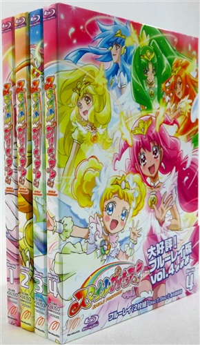 18360円 激安販売 ストア 【Blu-ray】スマイルプリキュア！全4巻+劇場