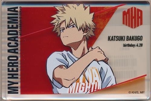 僕のヒーローアカデミア SPECIAL POPUP MY HERO ACADEMIA"T-shirts! T-shirts!!" at baseyard tokyo アクリルブロック  爆豪勝己