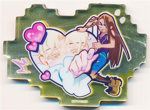 ALIEN STAGE DLC:Love Hate&Fruity Heart トレーディングアクリルマグネット ヒョナ&ルカ A