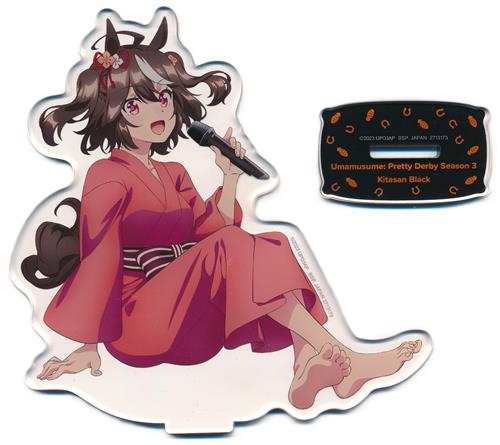 ウマ娘 プリティーダービー Season 3 NAMCO Promotion～Relax time～ ナムコ限定 スタンド付きビッグアクリルプレート-Relax time- キタサンブラック