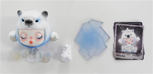 POPMART SKULLPANDA The Mare of Animals シリーズ The Polar Bear 【フィギュア】[POPMART]