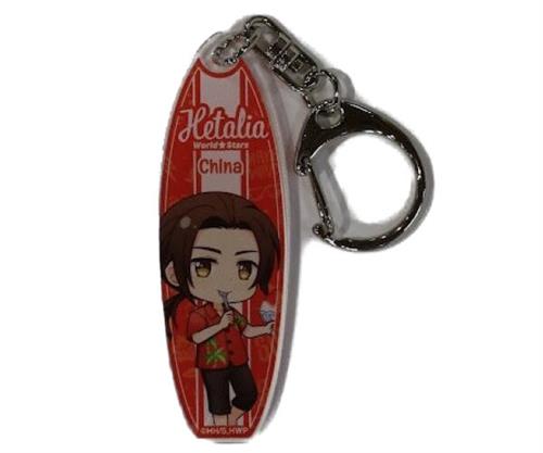 ヘタリア World☆Stars CHARA×MEKI store サーフボード風アクリルキーホルダー 中国