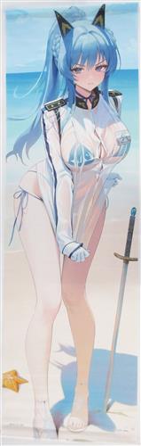 【未開封】一番くじ 勝利の女神:NIKKE CHAPTER8 C賞 等身大タペストリー ヘルム:アクアマリン