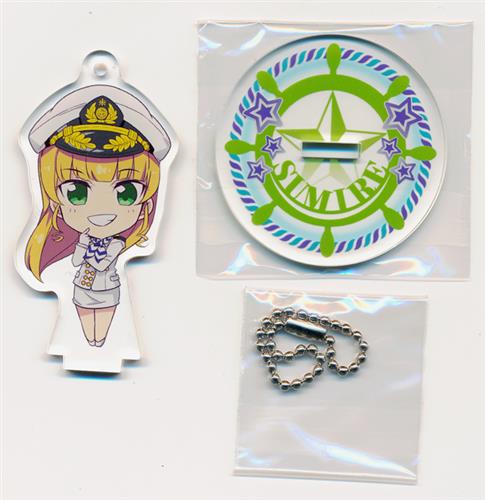 ラブライブ!スーパースター!!×東海汽船 ミニアクリルスタンドキーホルダー(デフォルメ) 平安名すみれ