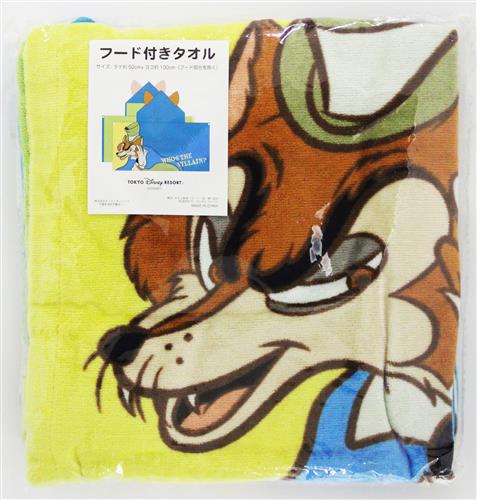 ピノキオ フード付きタオル J・ワシントン・ファウルフェロー(正直ジョン) 【東京ディズニーリゾート限定】