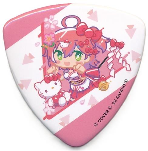 ホロライブ×SANRIO CHARACTERS さんかく缶バッジ さくらみこ&ハローキティ