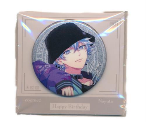 Paradox Live BIRTHDAY GOODS 2024 グリッター缶バッジ 矢戸乃上那由汰(NAYUTA)