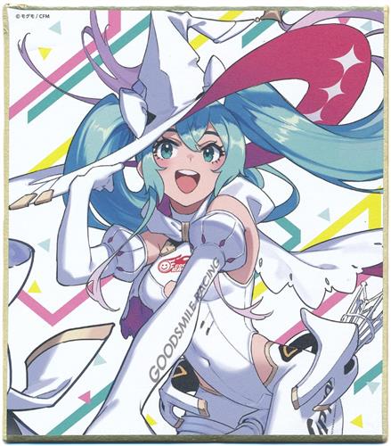 初音ミクGTプロジェクト レーシングミク 2024Ver. トレーディングミニ色紙 レーシングミク(Rd.1 OKAYAMA Ver.)