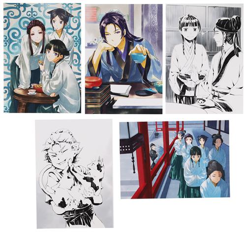 薬屋のひとりごと A5ビジュアルカードセット 7巻(5枚入り)