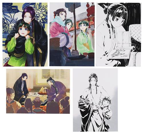 薬屋のひとりごと A5ビジュアルカードセット 8巻(5枚入り)