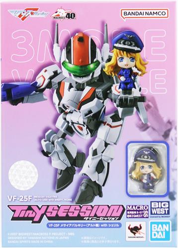 TINY SESSION マクロスF VF-25F メサイアバルキリー(アルト機) with シェリル 【フィギュア】[BANDAI SPIRITS]