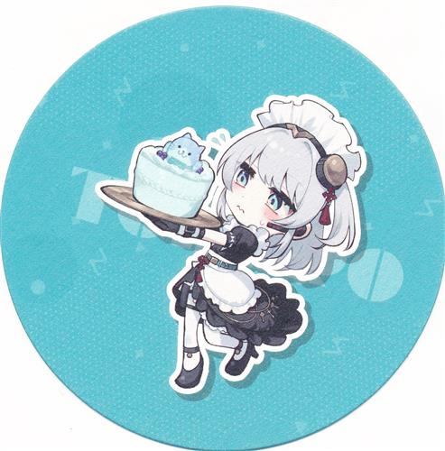 猫麦とろろ HAPPY BIRTHDAY PARTY in SMILE BASE CAFE ケーキ運びコースター