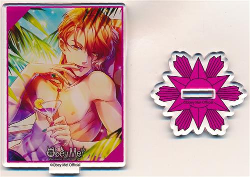 Obey Me!×プリンセスカフェ カード絵柄アクリルスタンド アスモデウス B