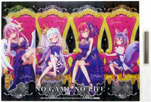 ノーゲーム・ノーライフ ラッキー缶バッジBOX ラッキーエンド賞 A4アクリルパネル