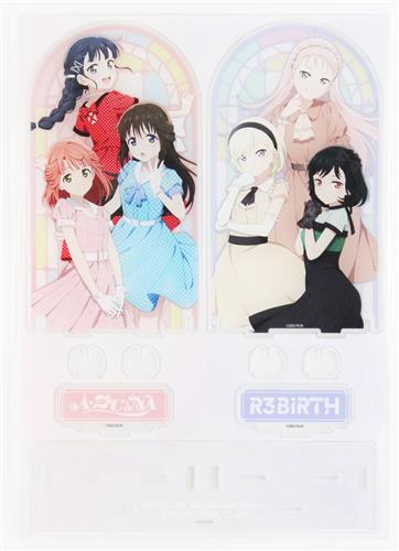 ラブライブ!虹ヶ咲学園スクールアイドル同好会×デックス東京ビーチ 描き下ろしイラスト【ニジガクレトロ】アクリルステンド A A・ZU・NA&R3BIRTH