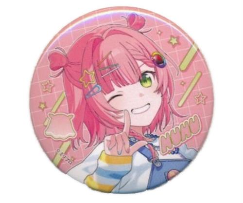 ミリプロ×BOOK OFF 缶バッジ(Tシャツ/描き起こしイラスト) 虹深°ぬふ