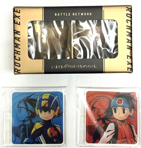 ロックマン エグゼ アドバンスドコレクション ～いまでもボクらは、つながっている!セット～ 同梱特典 ペアグラス&アクリルコースター