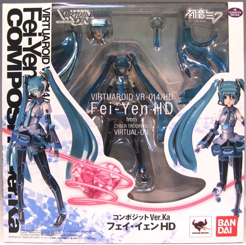 COMPOSITE Ver.Ka 電脳戦機バーチャロン/初音ミク VIRTUAROID VR-014/HD フェイ・イェンHD 【フィギュア】[バンダイ]