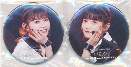 harmoe 2nd LIVE TOUR "GOOD and EVIL" 56mm缶バッジ 2種 岩田陽葵&小泉萌香 【アニメイト BD購入特典】
