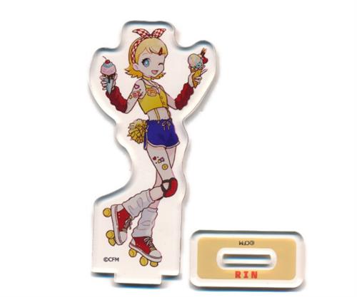 初音ミク ダイソー限定 ダイナー柄 アクリルスタンド 鏡音リン