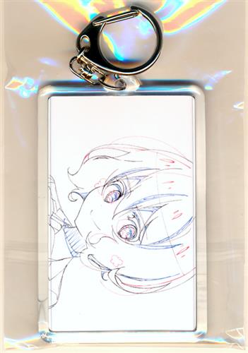 水野愛 オープニング線画 キーホルダー ゾンビランドサガ 水野愛 オープニング線画キーホルダー ゾンビランドサガ展