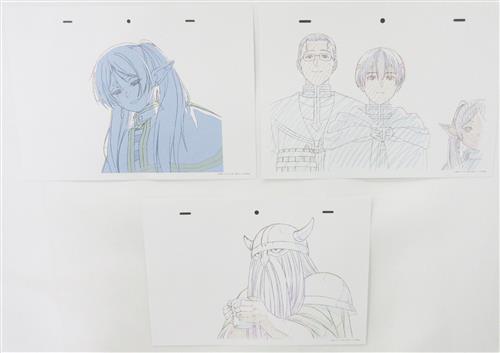 葬送のフリーレン 原画 REPLICA GENGA 3枚セット B 集合