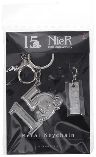 【未開封】NieR Series 15th Anniversary メタルキーホルダー 周年ロゴ