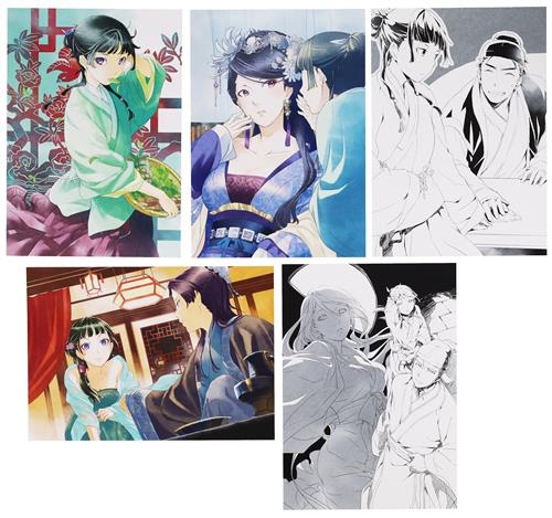 薬屋のひとりごと A5ビジュアルカードセット 1巻(5枚入り)