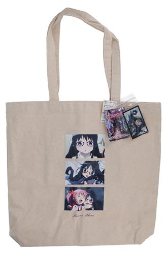 魔法少女まどか☆マギカ×Avail トートバッグ ステッカー付 暁美ほむら