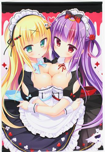 ぴこぴこぐらむ プラチナスウェードタペストリー アリス&イザベラ [ぴこぴこぐらむ][プラチナきのこ]