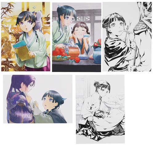 薬屋のひとりごと A5ビジュアルカードセット 4巻(5枚入り)