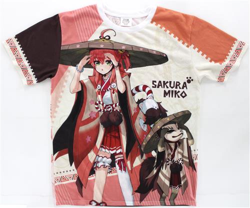 ホロライブ×モンスターハンターワイルズ 第二弾 フルグラフィックTシャツ さくらみこ