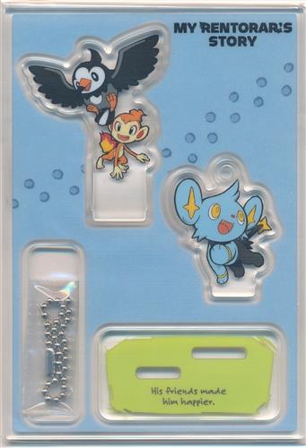 ポケットモンスター スタンド付きアクリルチャームコレクション MY RENTORAR'S STORY コリンク&ムックル&ヒコザル