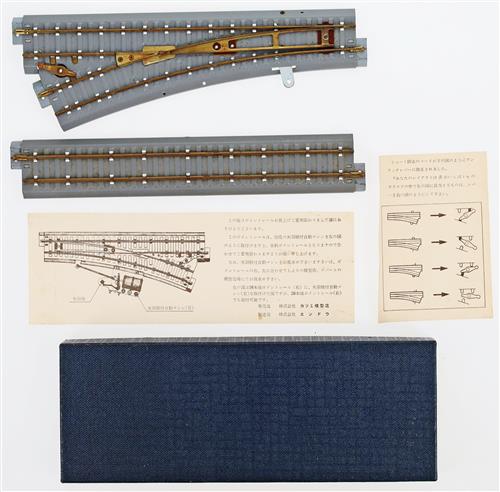 HO 鉄道模型 線路 16本組用ポイント 左