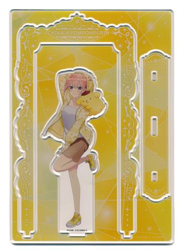 映画 五等分の花嫁×サンリオキャラクターズ フレーム付きアクリルスタンド 中野一花&ポムポムプリン