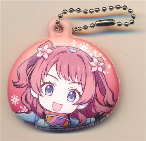 学園アイドルマスター×狭山スキー場 Sayama Winter mode 雪玉風キーホルダー花海咲季