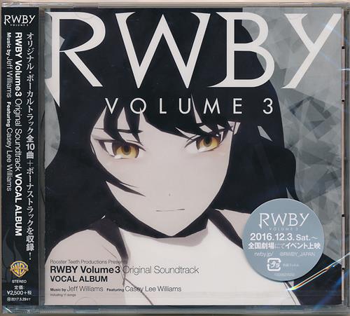 RWBY Volume 3 Original Soundtrack VOCAL ALBUM