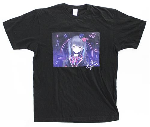 小倉唯 Yui's*Company. 社員総会 2025 ～あけおめ Rock you ☆ The time has come～ ビッグシルエットイラストTシャツ 黒