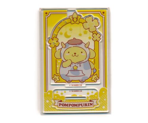 サンリオキャラクターズ キラキラ星座のアクリルアクセサリースタンド 2.おうし座(ポムポムプリン)